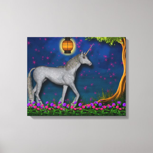 Toile enveloppée Monde Unicorn (Recto)
