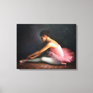 Toile enveloppée par ballerine