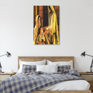Toile enveloppée par bénédiction de Jésus