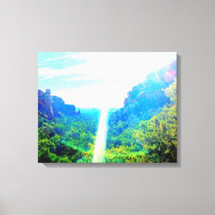 Toile enveloppée par canyon féerique