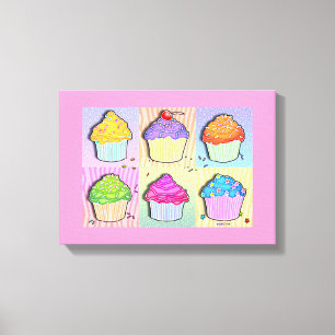 Toile enveloppée par galerie de PETITS GÂTEAUX