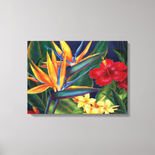 Toile enveloppée par Hawaïen tropical de paradis