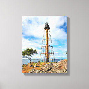 Toile enveloppée par Massachusetts de phare de