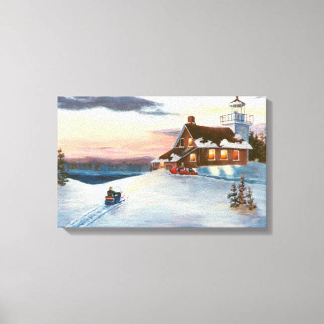 Toile Enveloppée Polaris Sunset Imprimer (Recto)