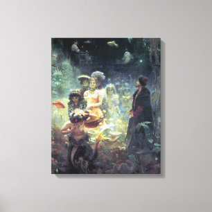 Toile enveloppée sous-marine