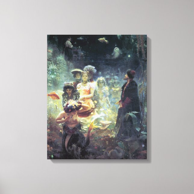 Toile enveloppée sous-marine (Recto)