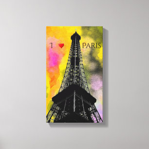 Toile Enveloppée Tour Eiffel