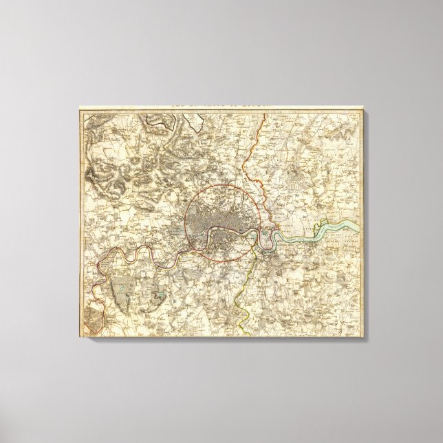 Toile Environs de Londres (Recto)