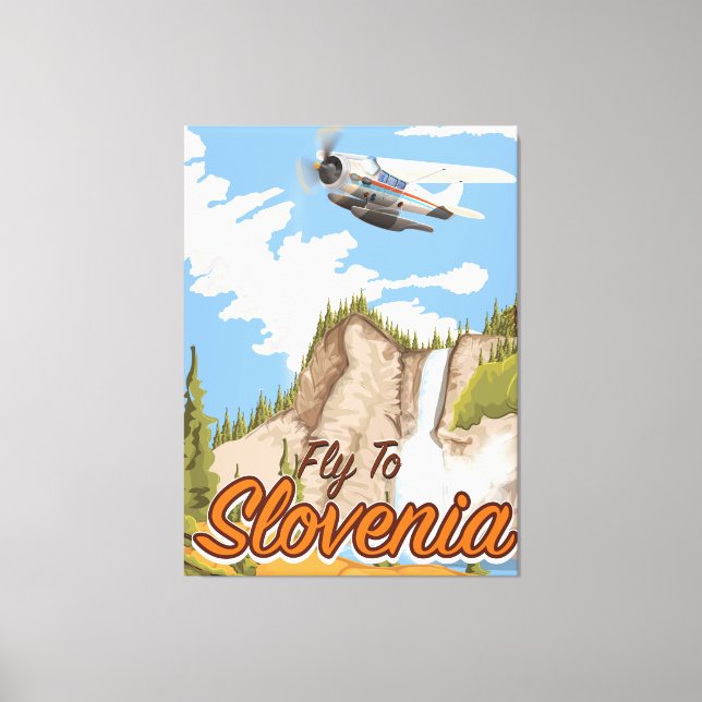 Toile Envolez-vous pour la Slovénie (Recto)