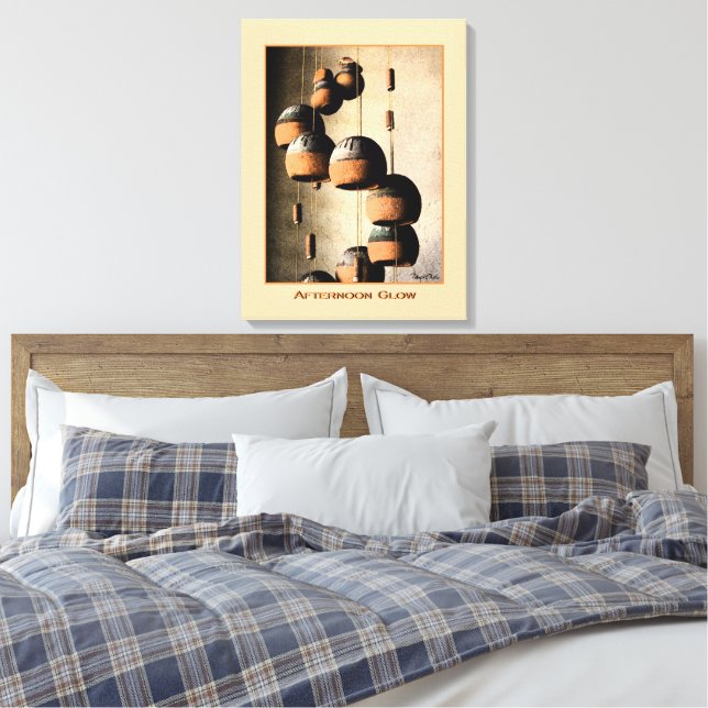 Toile Éoliennes d'argile spirale Chimes encore vie (Insitu(Chambre))