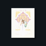 Toile Éowyn "I Am No Man" Battle-Ready Graphic<br><div class="desc">Celebrate courage and destiny in Middle-Earth™ with this stunning Lord of the Rings™–inspired design honoring Éowyn™. Illustrated in an elegant, flowing art style, she stands poised with sword and shield in hand, her windswept gown and golden hair capturing both strength and grace. Ornamental Elven-inspired detailing frames the composition, while the...</div>