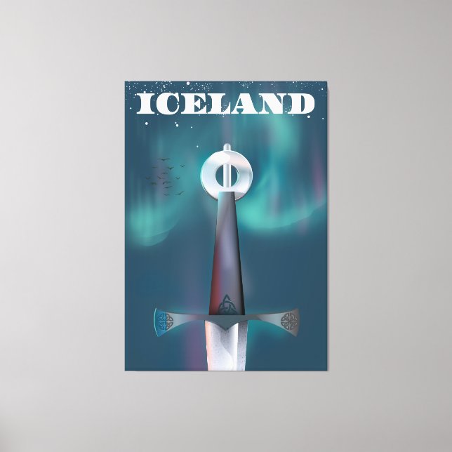 Toile Épée médiévale d'Islande (Recto)