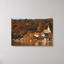 Ephraim, Wisconsin au Sunset Canvas Gallery Wrap