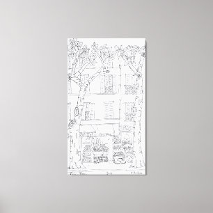 Toile Épicerie   Rue Brea, Paris, France
