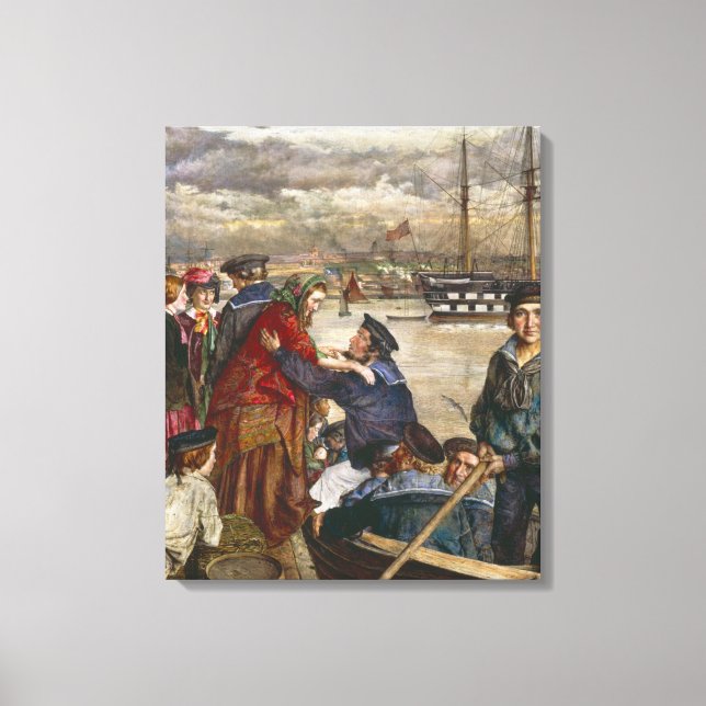 Toile Épouses et épouses des marins (par John Lee) (Recto)