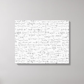 Toile Équations mathématiques écrites à la main //