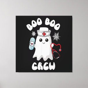 Toile Équipage Boo Boo Mignon Fantôme Infirmière Drôle H