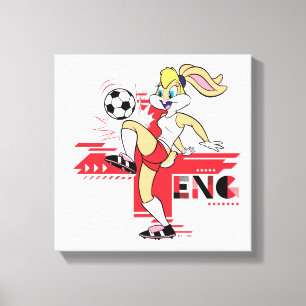 Toile Équipe d'Angleterre de football graphique de Lola