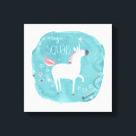 Toile Équipe de licorne magique<br><div class="desc">Magic Unicorn Squad III par Juin Erica Vess. Dispose d'une licorne avec un arrière - plan pastel aquarelle.</div>