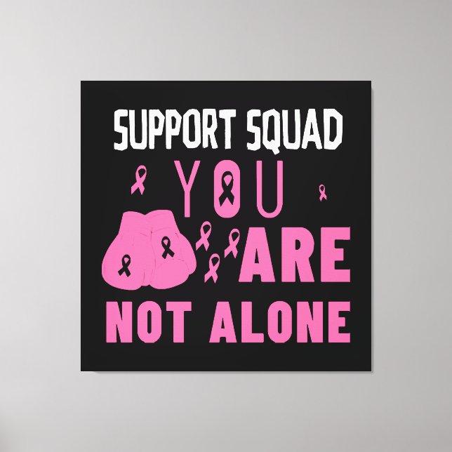 Toile Équipe de soutien Vous n'êtes pas seul (Recto)