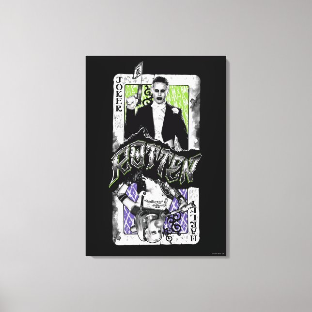 Toile Équipe de suicide | Joker & Harley Rotten (Recto)