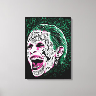 Toile Équipe de suicide   Rire Joker Head Sketch