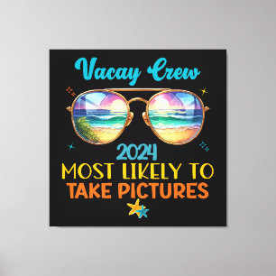 Toile Équipe de vacances 2024