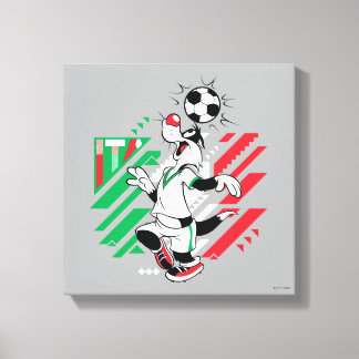Toile Équipe d'Italie de football Graphique SYLVESTER™