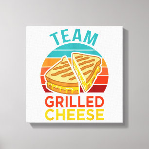 Toile Équipe grilled cheese amateur de sandwich drôle gr