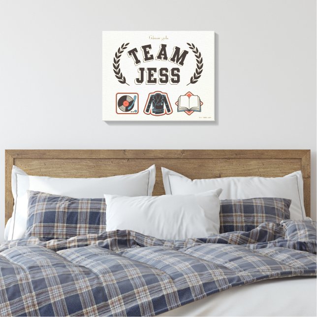 Toile Équipe Jess Conception Gilmore Girls (Insitu(Chambre))