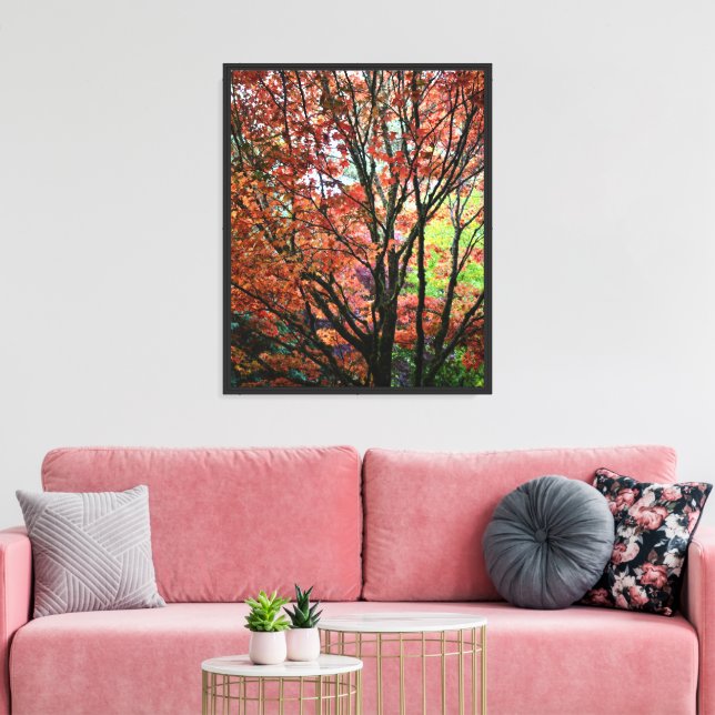 Toile Érable d'automne coloré (Insitu(Salon))