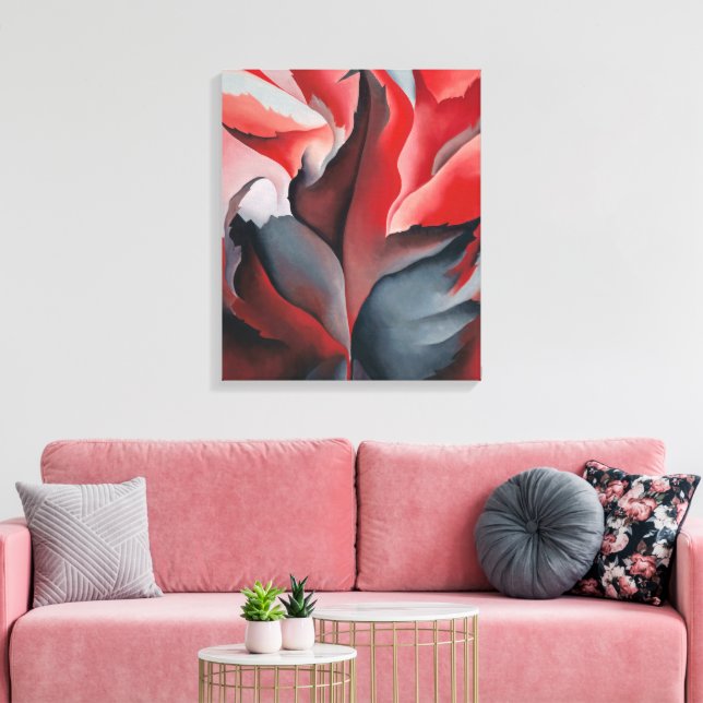 Toile Érable rouge au lac George | Georgia O'Keeffe | (Insitu(Salon))