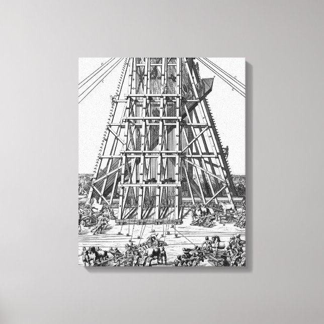Toile Erection de l'ancienne obèse égyptienne (Recto)