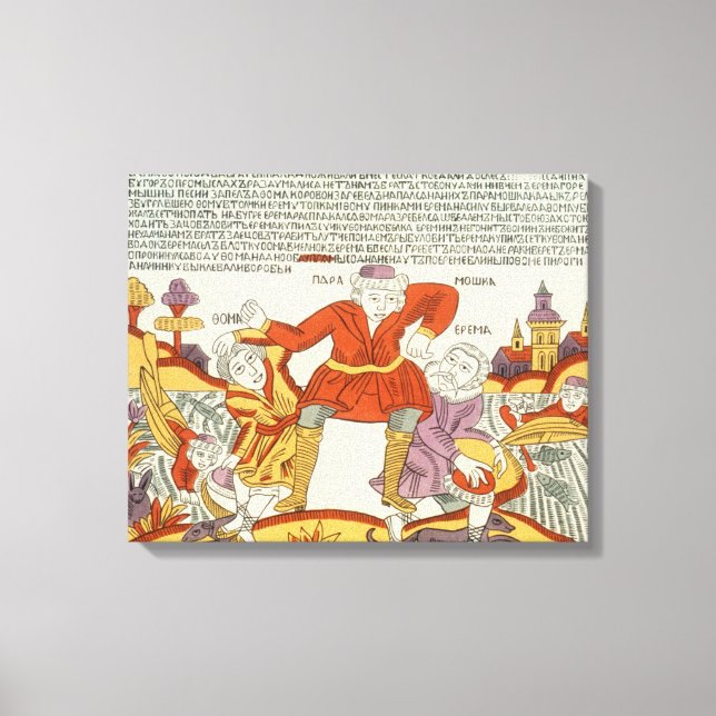 Toile Erema et Thomas - la chanson de Two Unhappy Brothe (Recto)