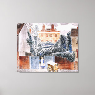 Toile Eric Ravilious, Le Vicarage, réalisme magique,