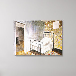 Toile Eric Ravilit art, Le Bedstead