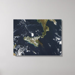 Toile Éruption du mont Etna en Sicile