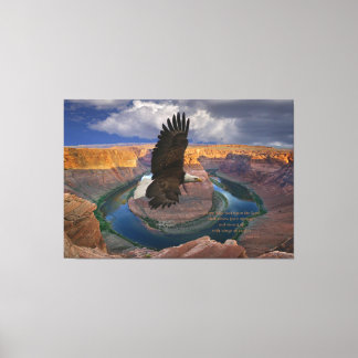 Toile Ésaïe 40:31 Écriture Ailes comme aigle Imprimer