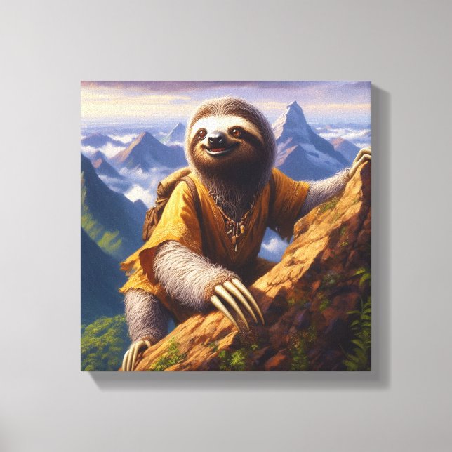 Toile Escalade de Sloth Mountain (Recto)