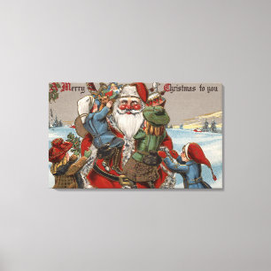 Toile Escalade pour enfants sur Père Noël
