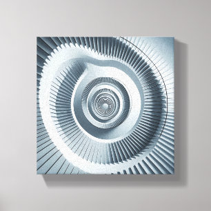 Toile Escalier en colimaçon d'art minimaliste moderne -