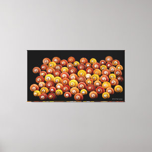 Toile Escargots cubains d'arbre