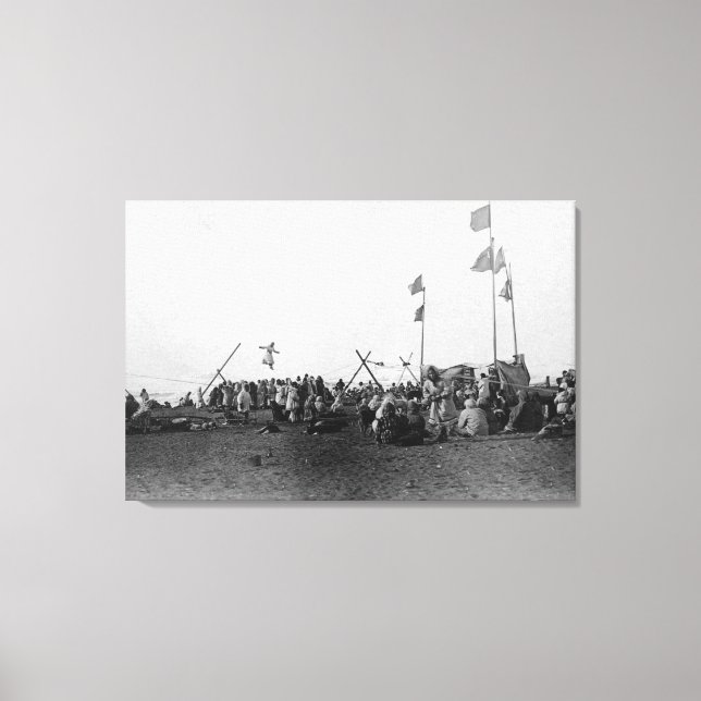 Toile Eskimo Sports à Barrow, Alaska Photographie (Recto)