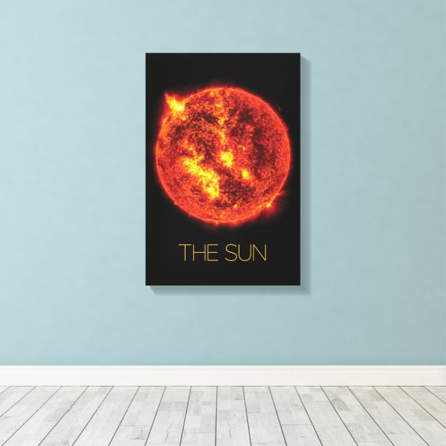 Toile Espace Extérieur, Galaxie, Système Solaire, Étoile (Insitu (Plancher de Bois))