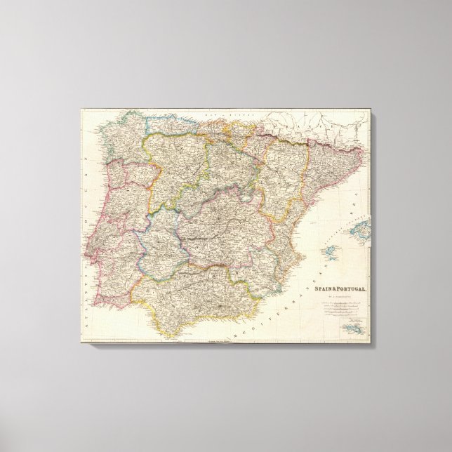 Toile Espagne et Portugal 12 (Recto)