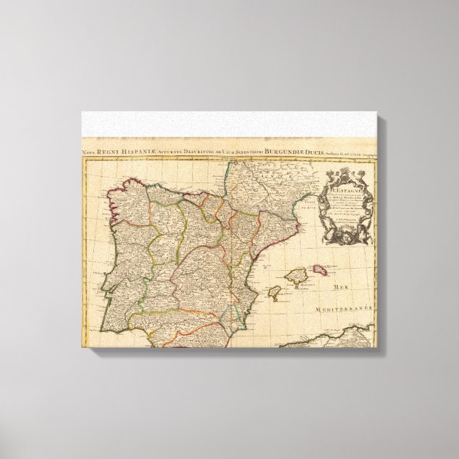 Toile Espagne et Portugal 16 (Recto)