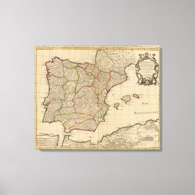 Toile Espagne et Portugal 16 (Recto)