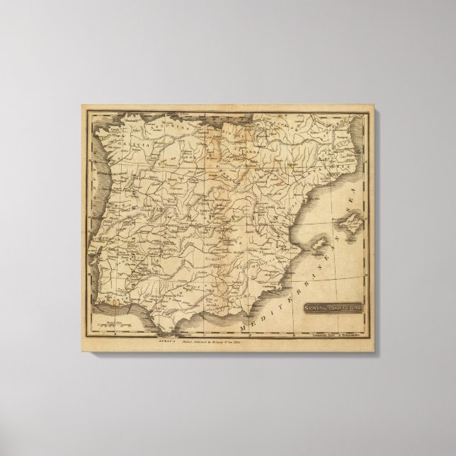 Toile Espagne, Portugal 14 (Recto)