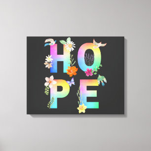 Toile Espérer Motivation artistique positive Inspiration