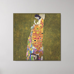 Toile Espoir, Poster Gustav Klimt